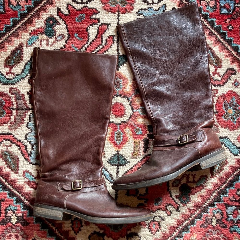 J. Crew tall leather boots